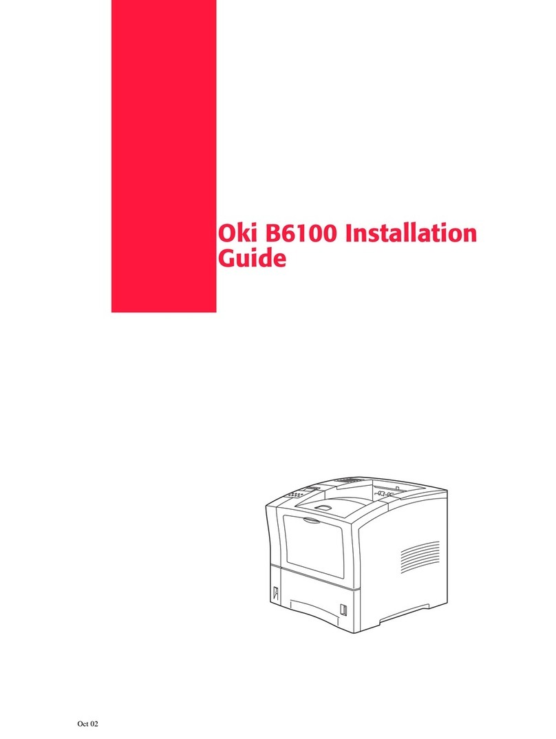Oki B 6100 User manual