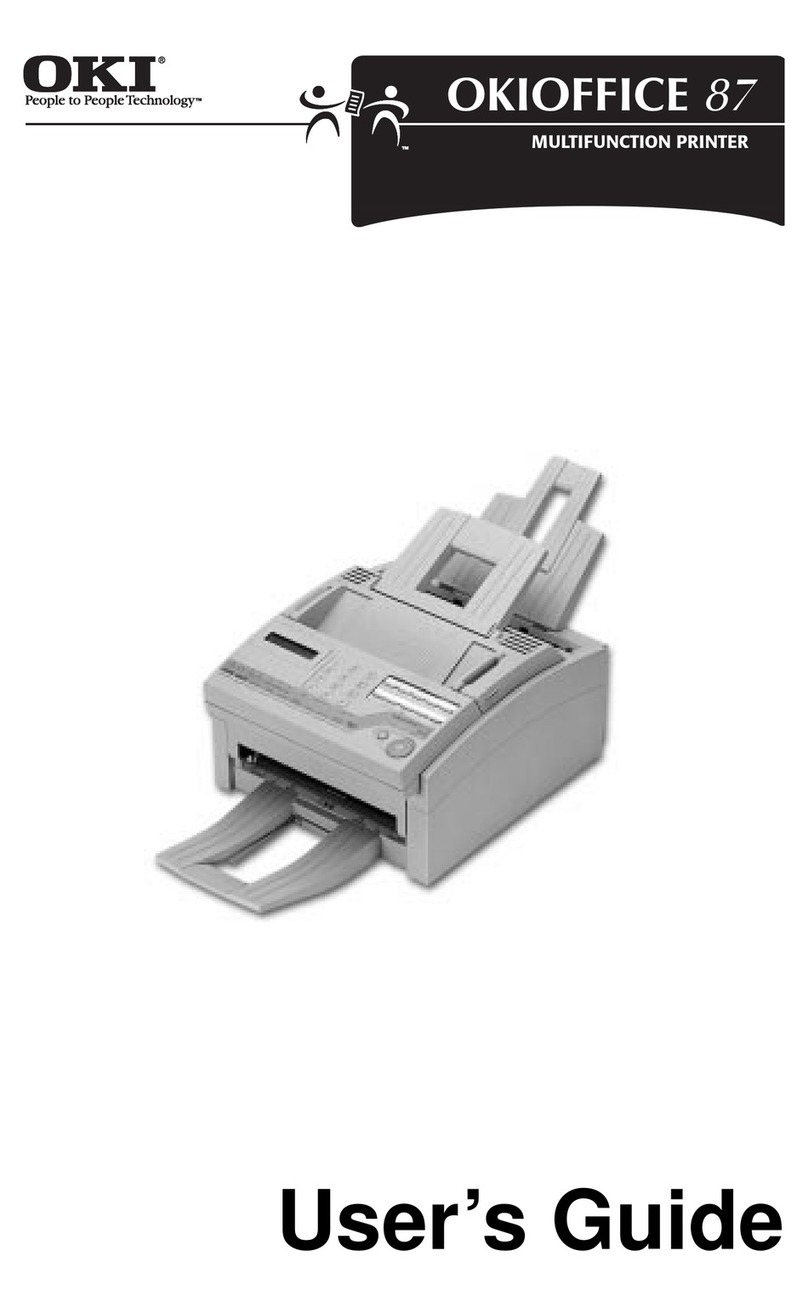 Oki OKIOFFICE 87 User manual