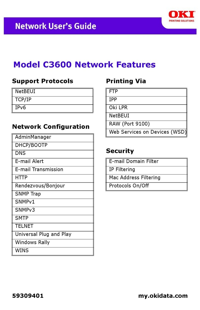 Oki C3600 user guide