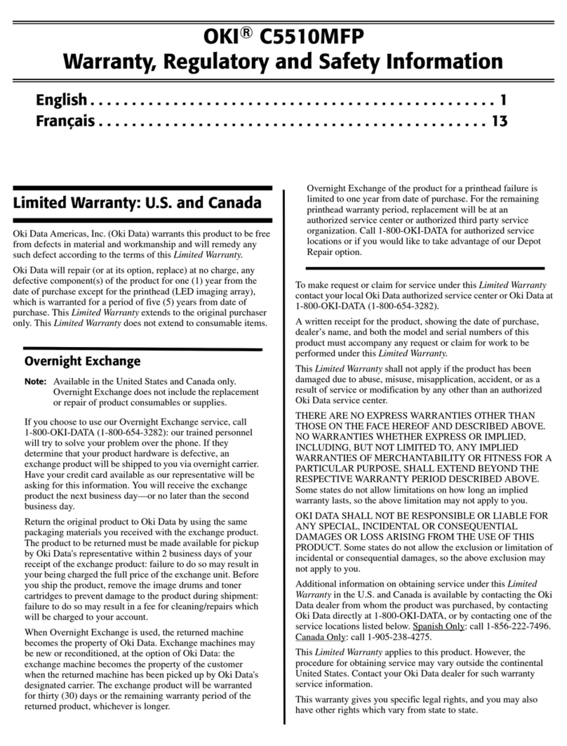 Oki C C5510 MFP User manual