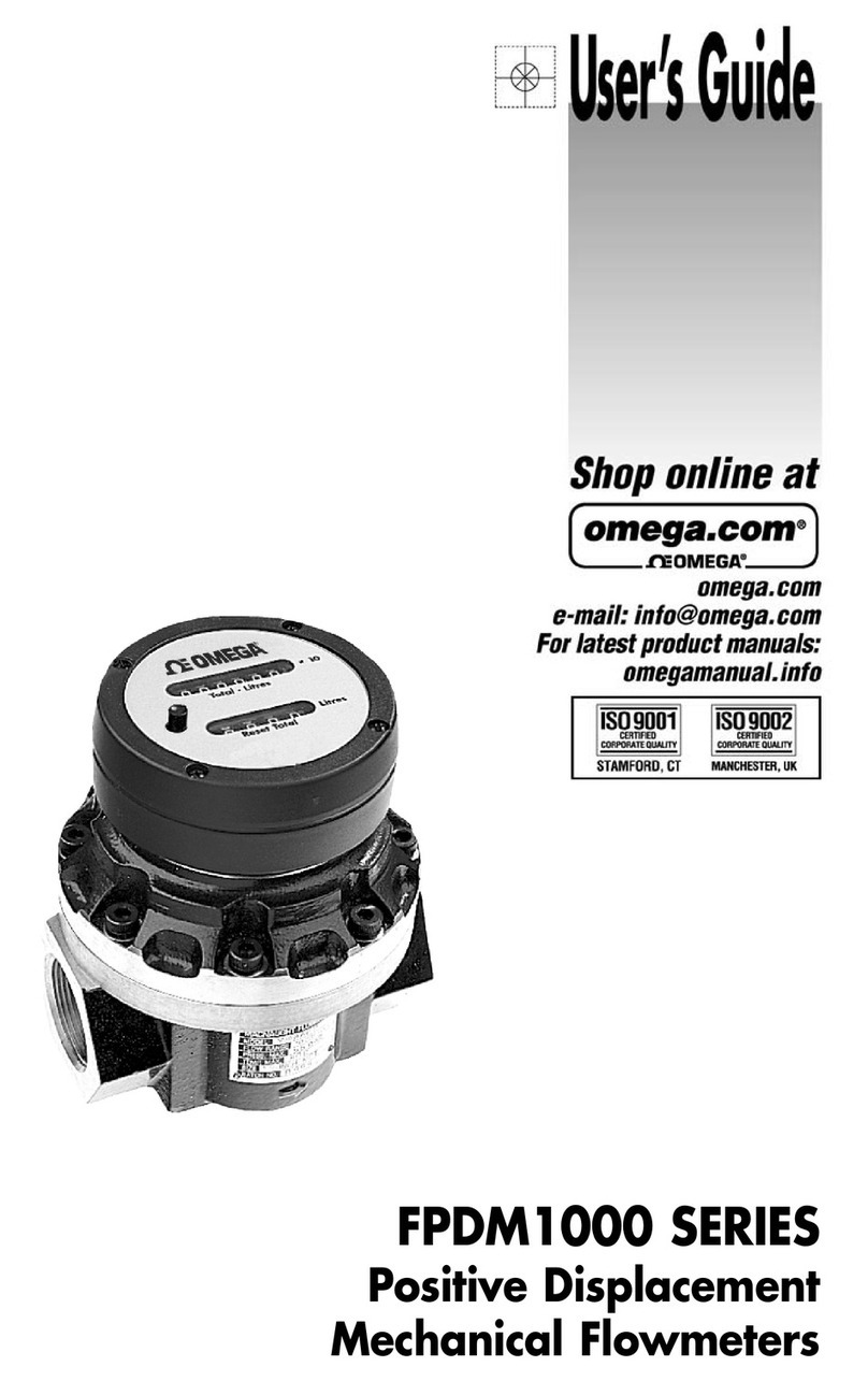 Omega FPDM1000 User manual