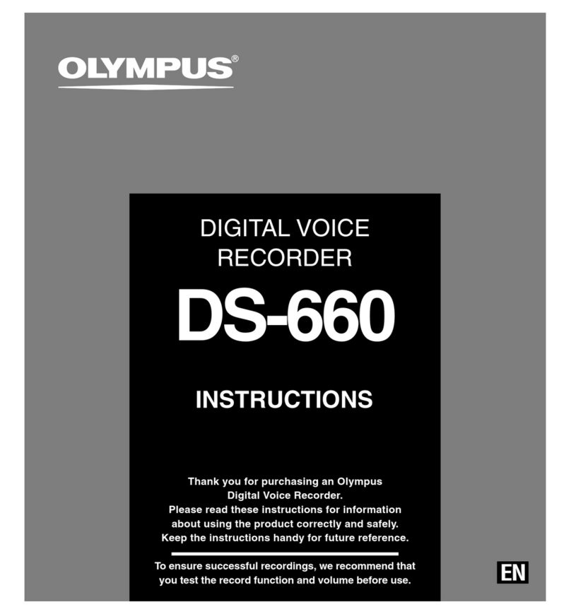 Olympus DS-660 User manual Olympus DS-660 User manual
