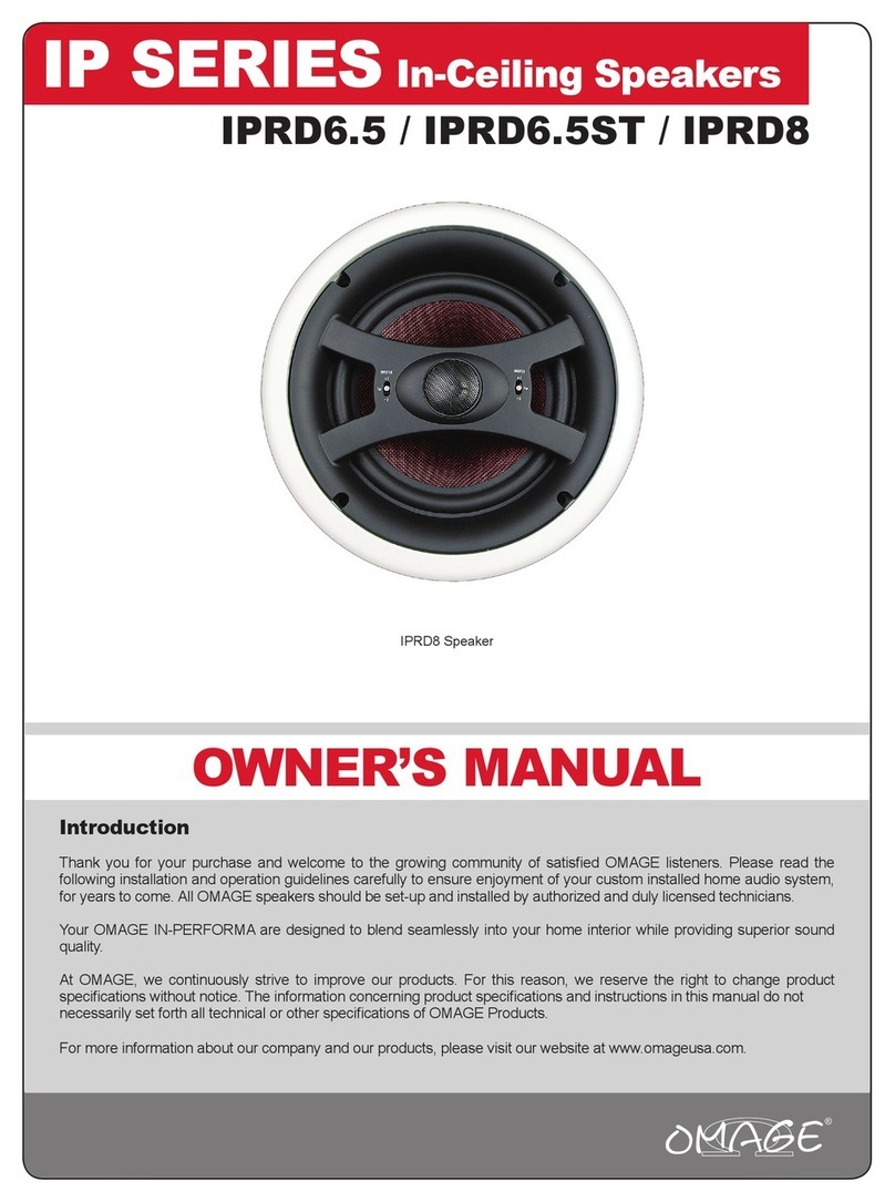 Omage IPRD8 owner's manual