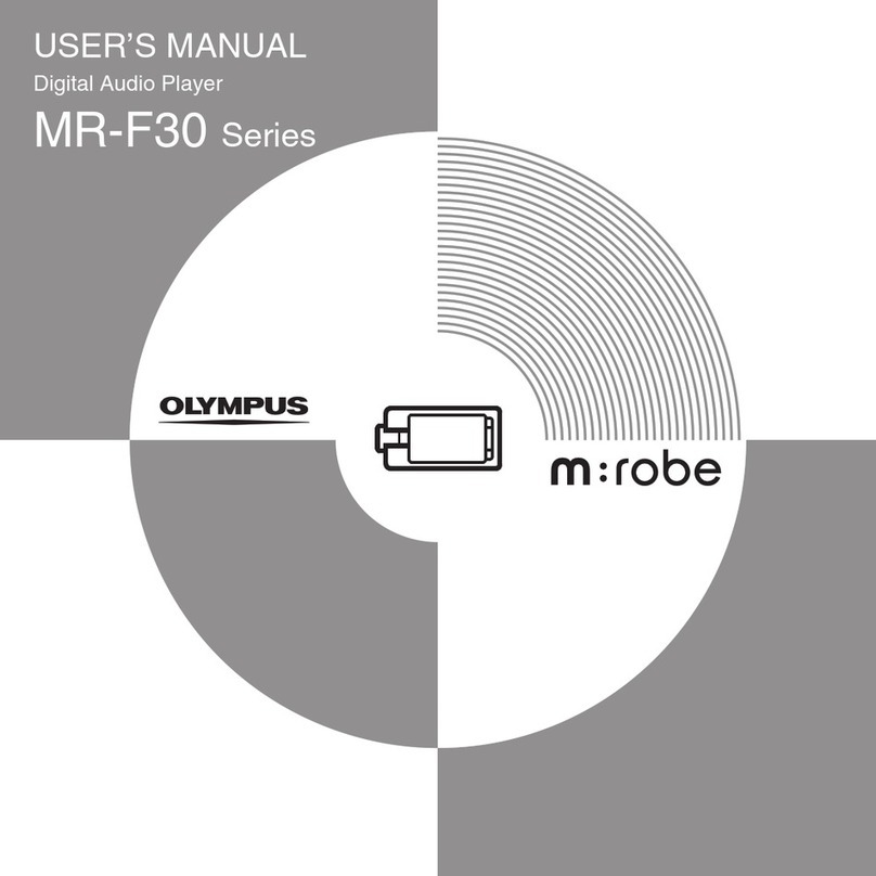 Olympus MR-F30 Series user manual