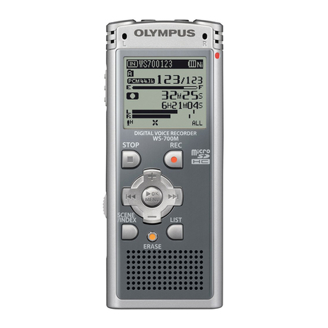 Olympus WS 700M Operating and maintenance manual