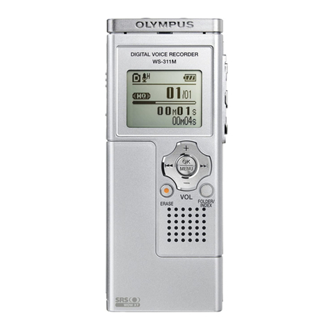 Olympus WS311M - 512 MB Digital Voice Recorder User manual