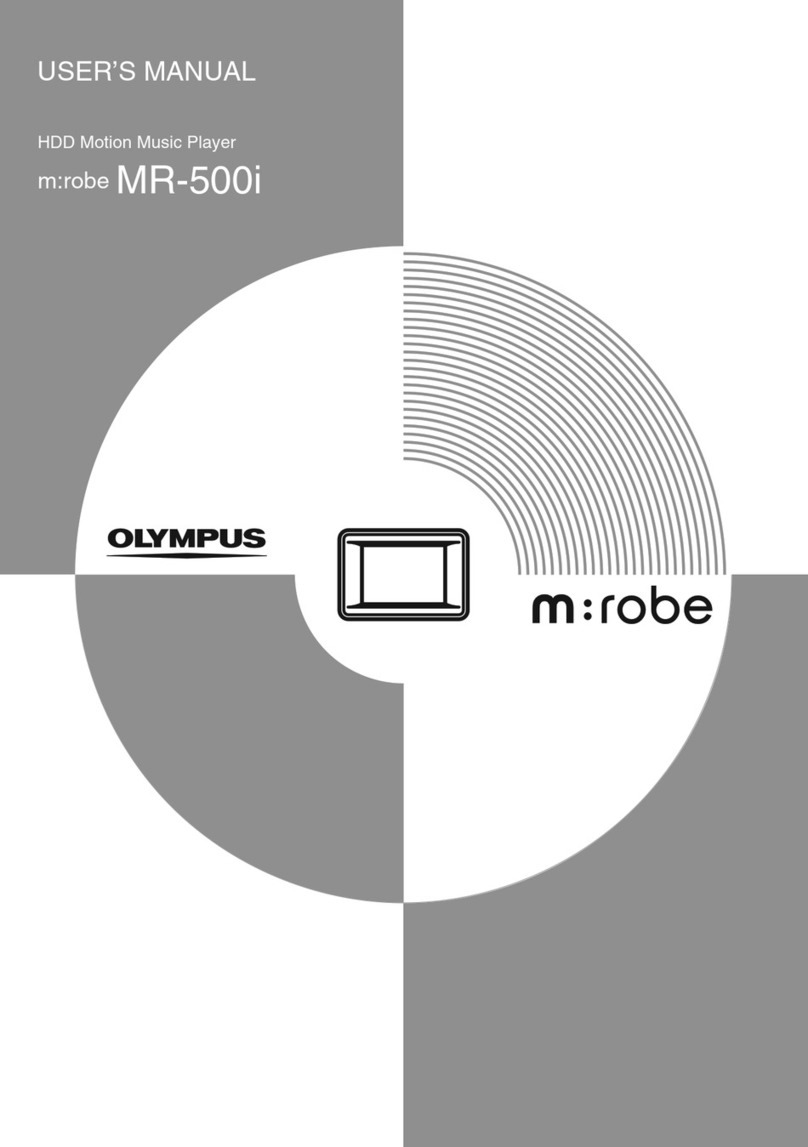 Olympus MR500i - m:robe - Digital AV Recorder user manual