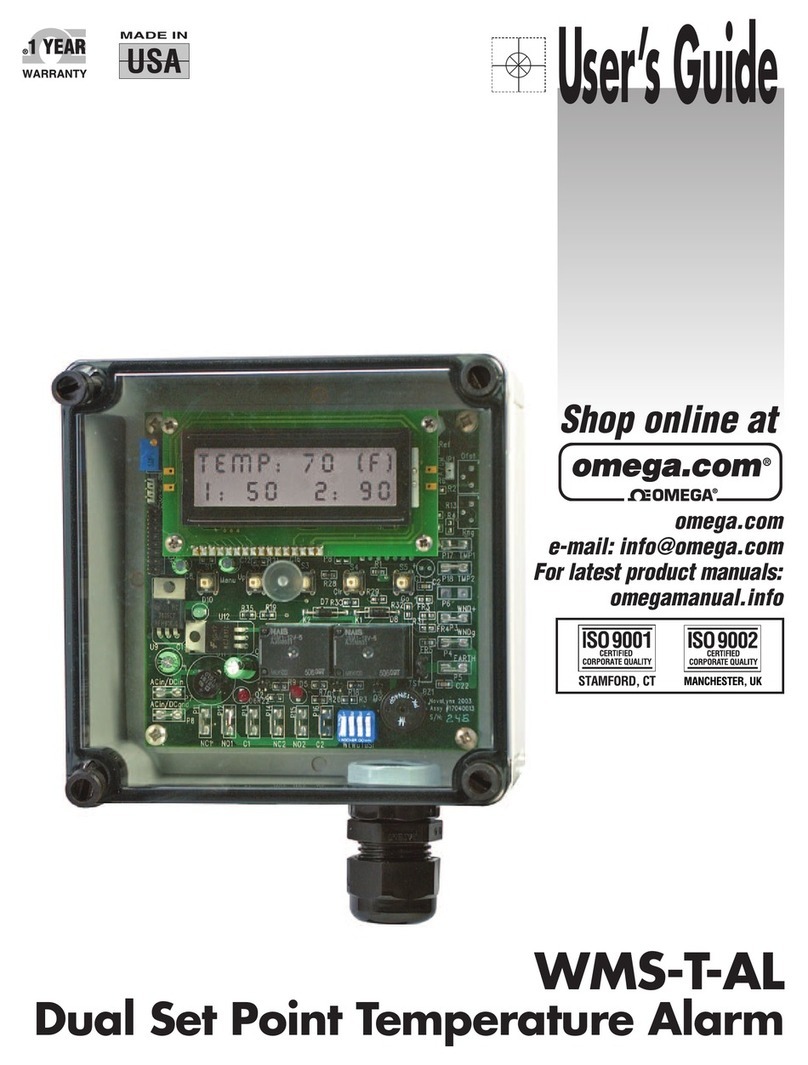 Omega WMS-T-AL User manual