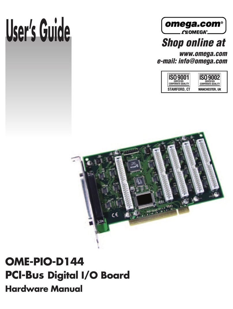 Omega OME-PIO-D144 Hardware manual