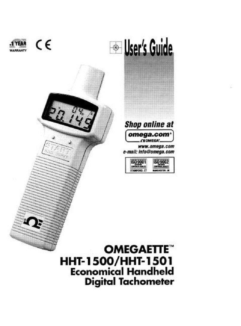 Omega OMEGAETTE HHT-1500 User manual