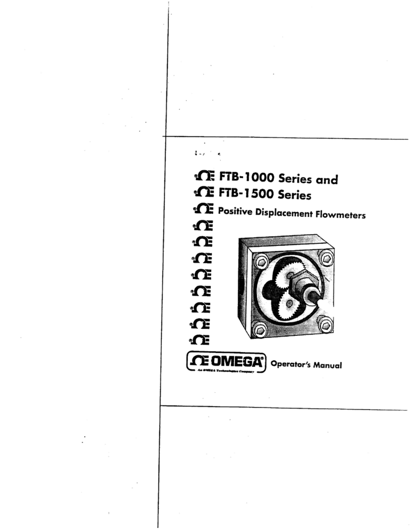 Omega FTB-1000 Series User manual