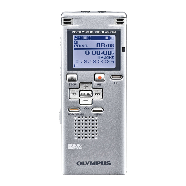Olympus WS-500M Detailed instructions