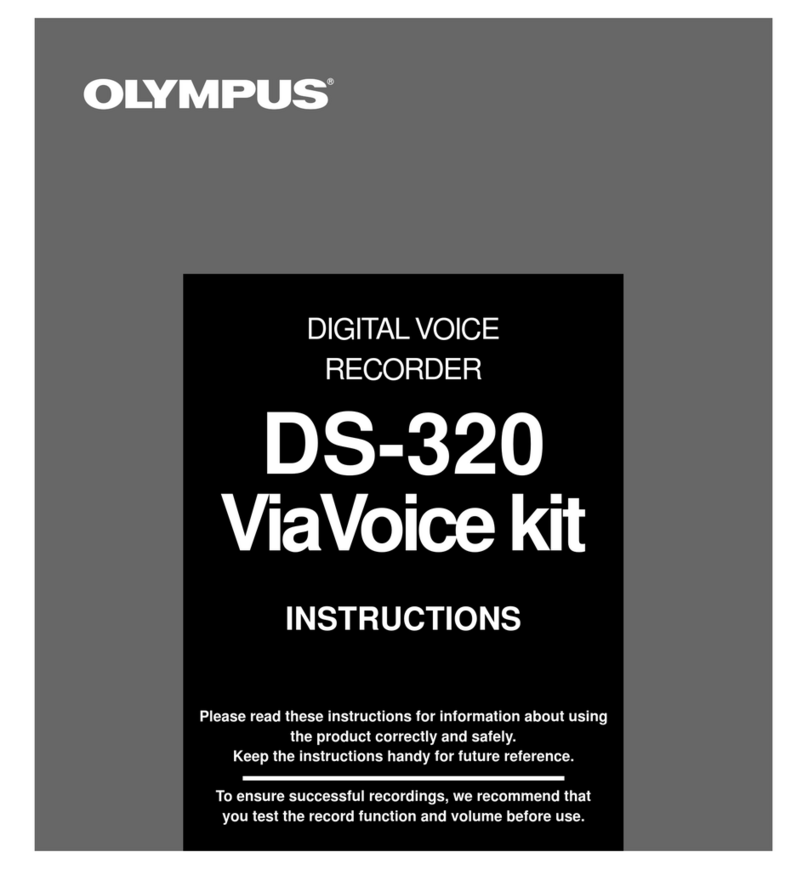 Olympus DS320 - Digital Voice Recorder User manual