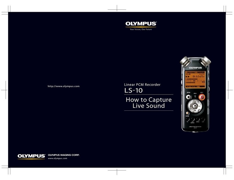 Olympus LS-10 - Linear PCM Recorder 2 GB Digital... User manual