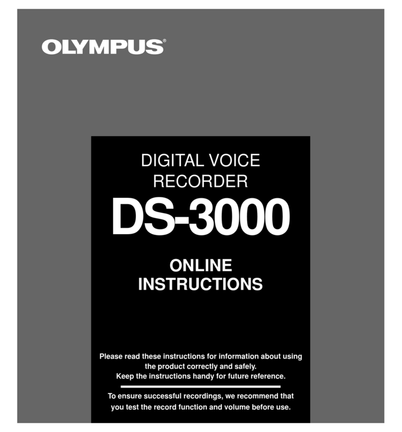 Olympus DS DS-3000 User manual Olympus DS DS-3000 User manual