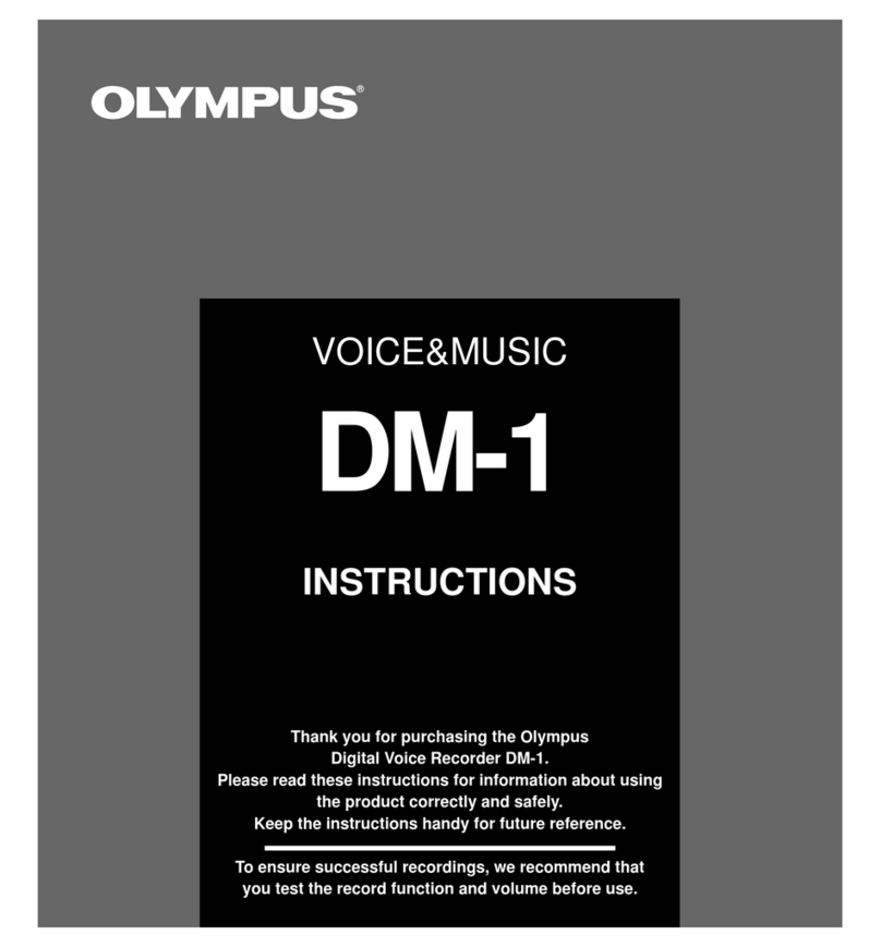 Olympus DM-1 User manual Olympus DM-1 User manual