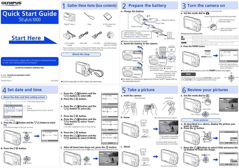 Olympus D 1000 User manual