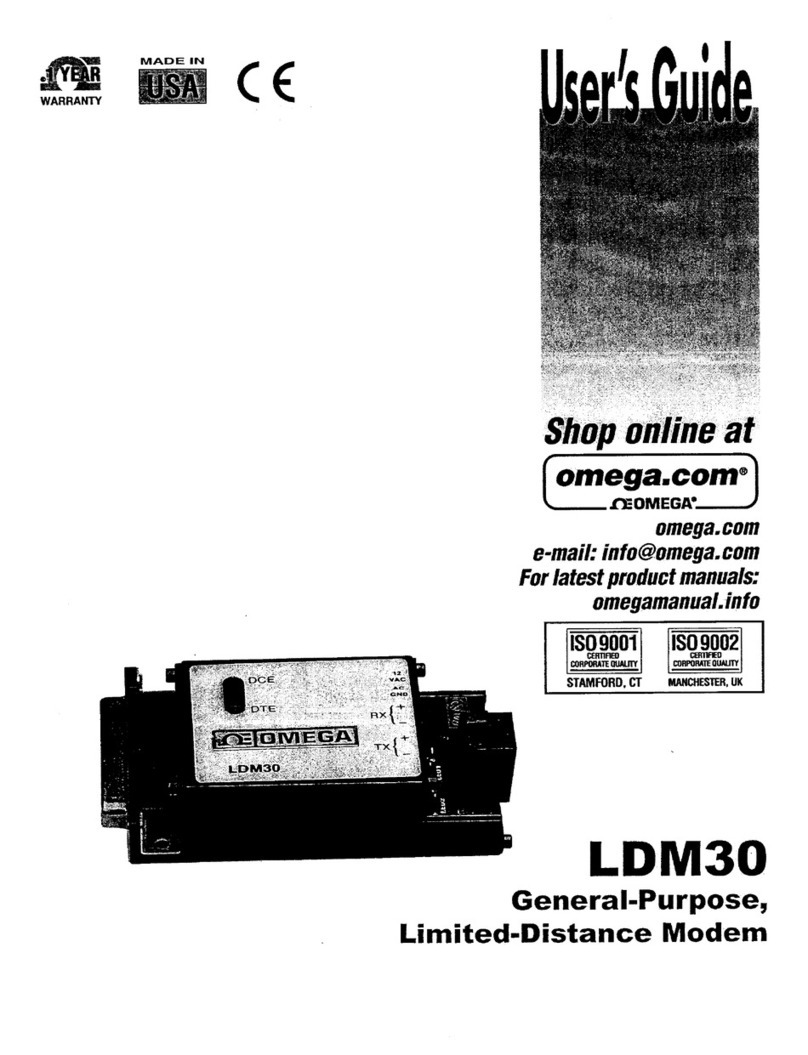 Omega Engineering LDM30 User manual