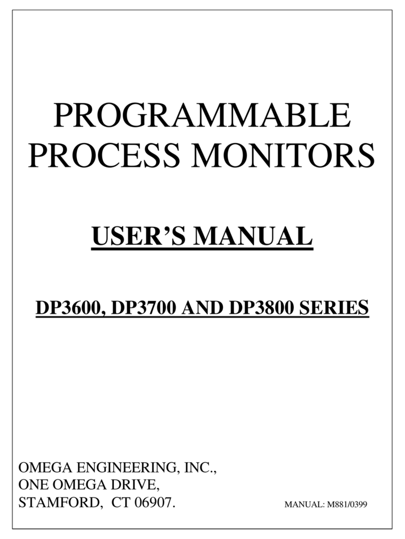 Omega Engineering DP3600 SERIES User manual