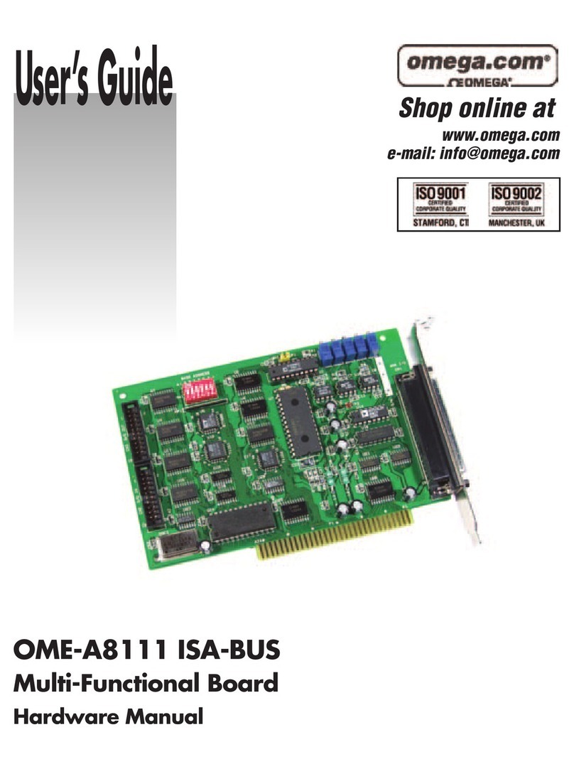 Omega Engineering OME-A8111 Hardware manual