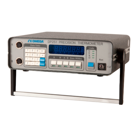 Omega DP251 User manual Omega DP251 User manual