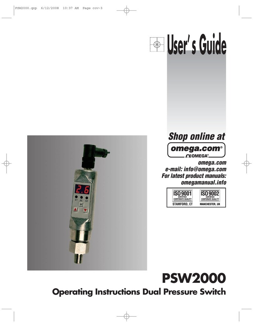 Omega Engineering PSW2000 User manual