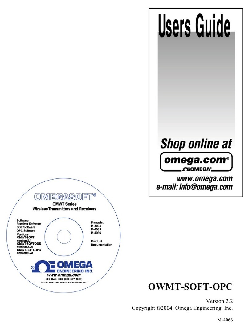 Omega Engineering M-4066 user manual