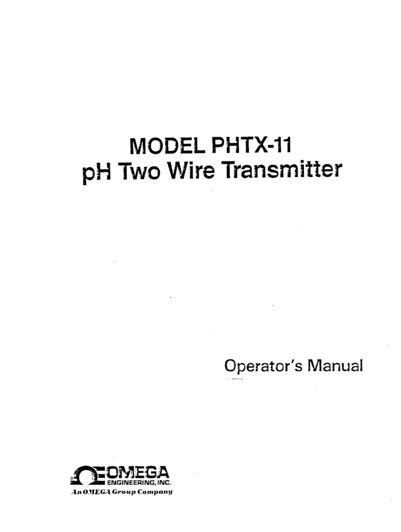 Omega Engineering PHTX-11 Operator's manual