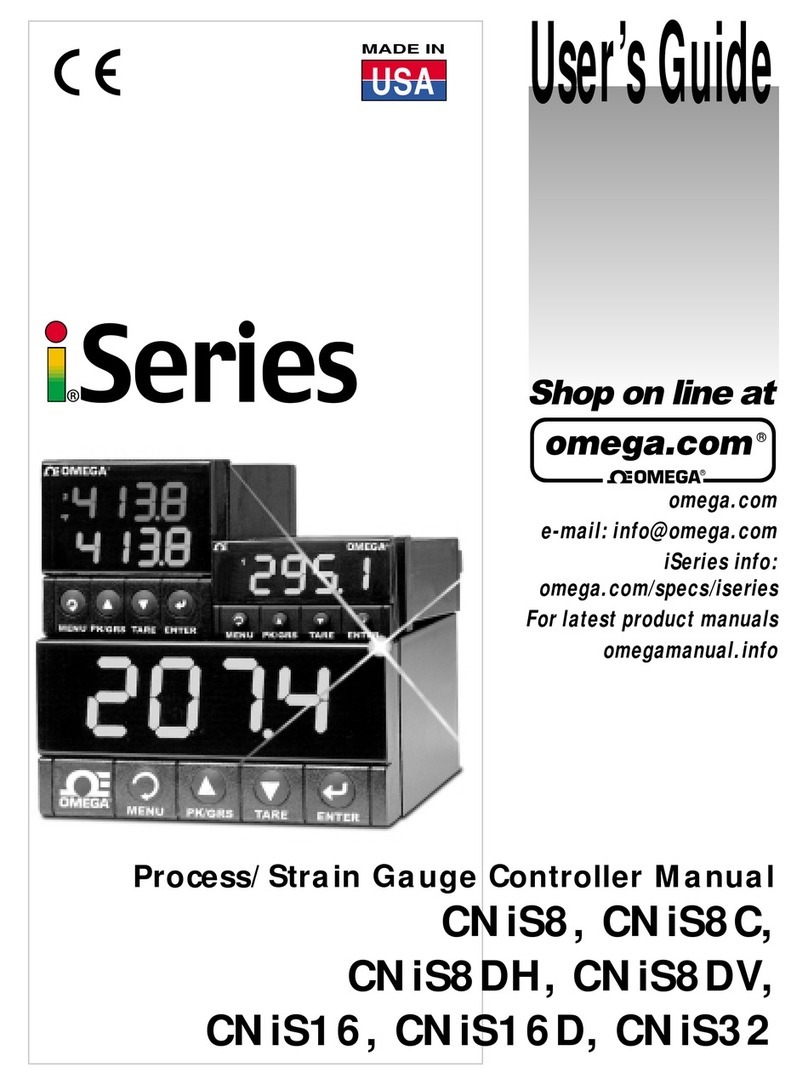 Omega CNiS16 User manual