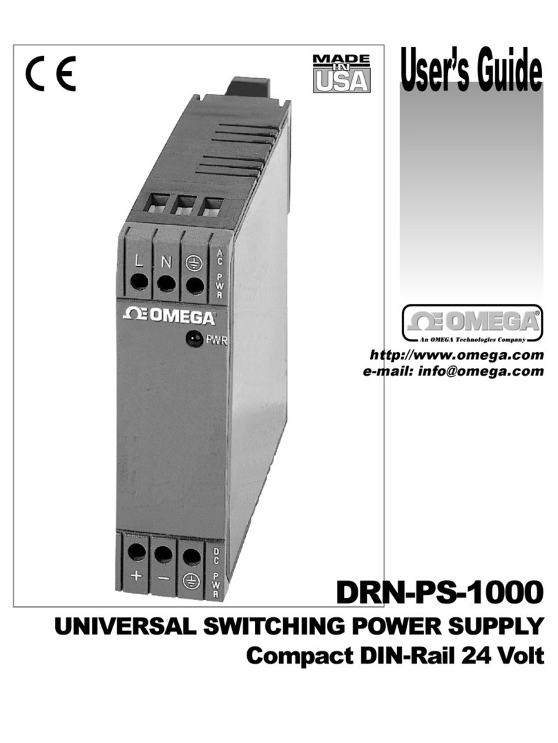 Omega DRN-PS-1000 User manual