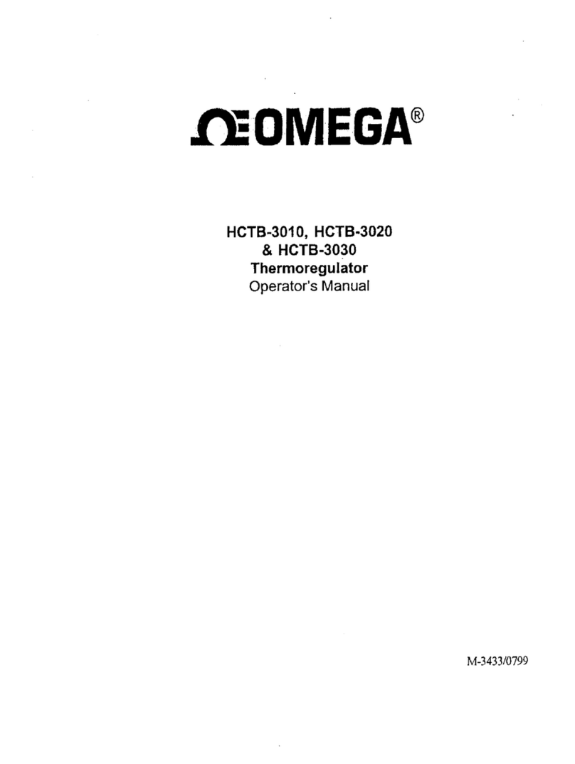Omega HCTB-3020 Operator's manual