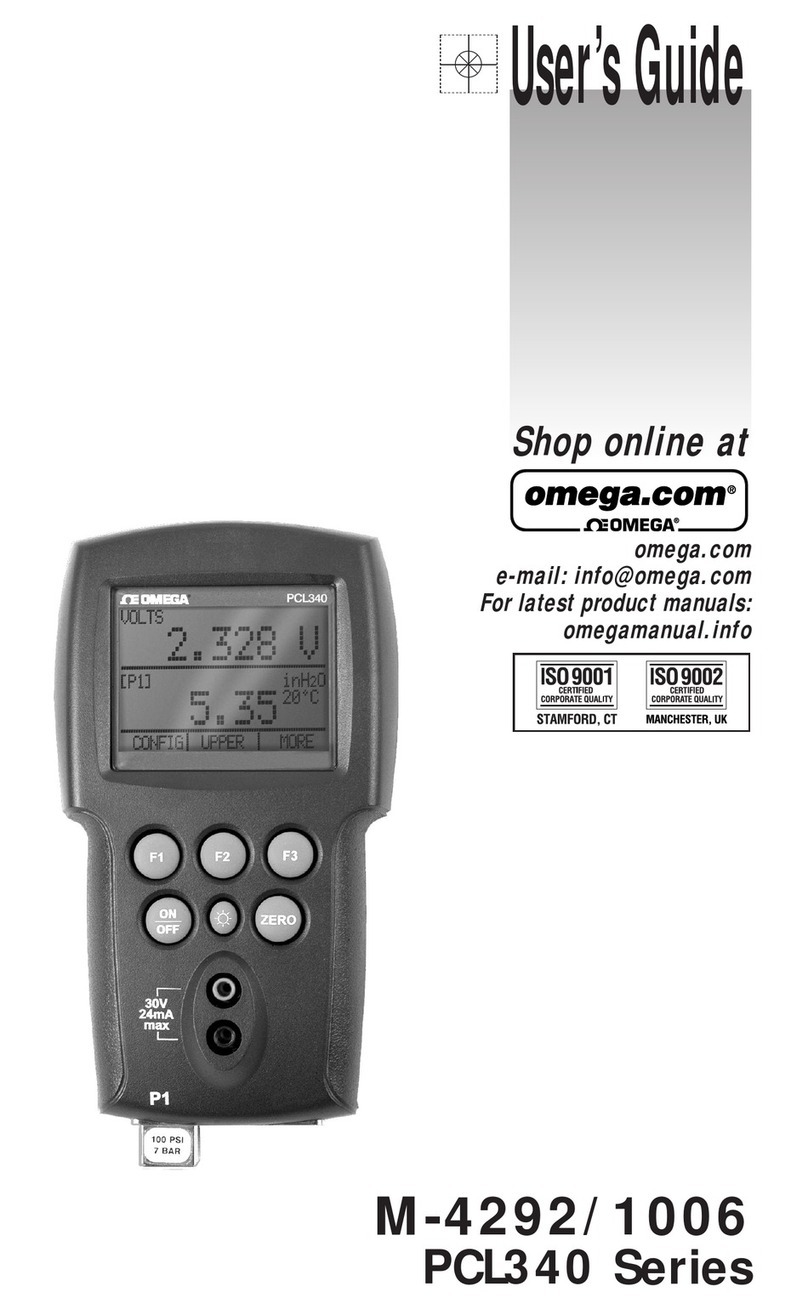 Omega M-4292/1006 User manual