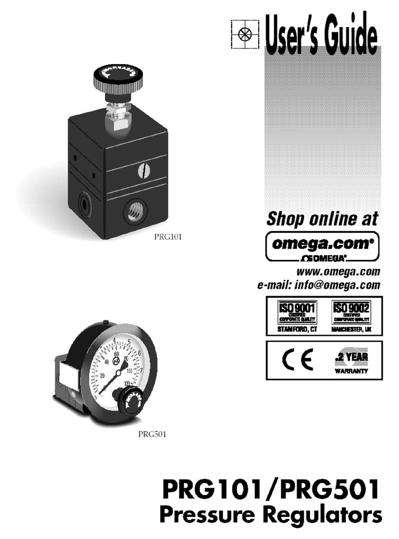 Omega PRG101 User manual