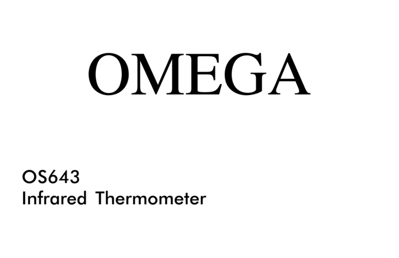 Omega OS643 User manual