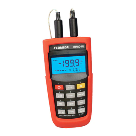 Omega HH804U User manual Omega HH804U User manual