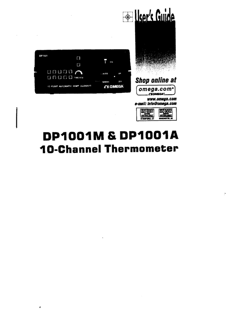 Omega DP1001M User manual