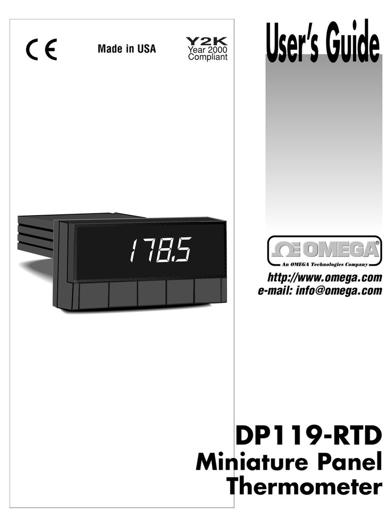 Omega DP119-RTD user guide