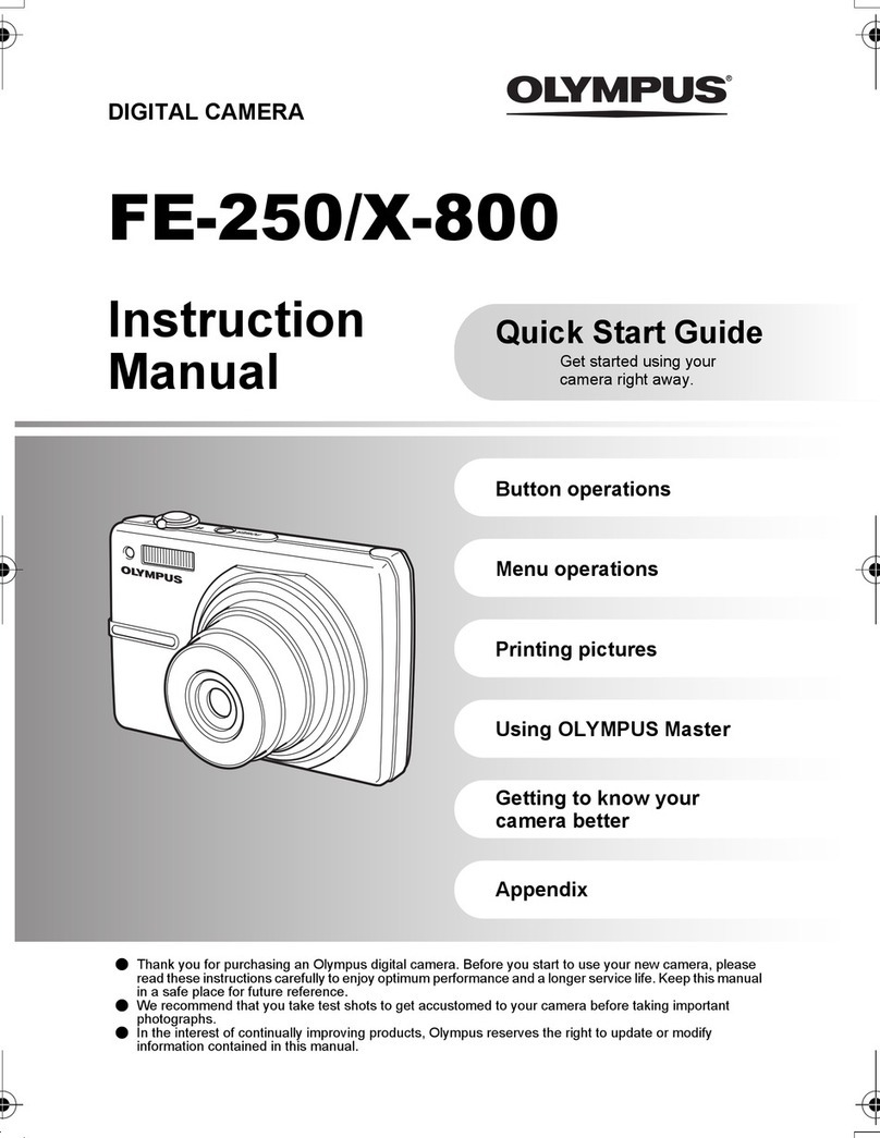 Olympus FE-250/X-800 User manual