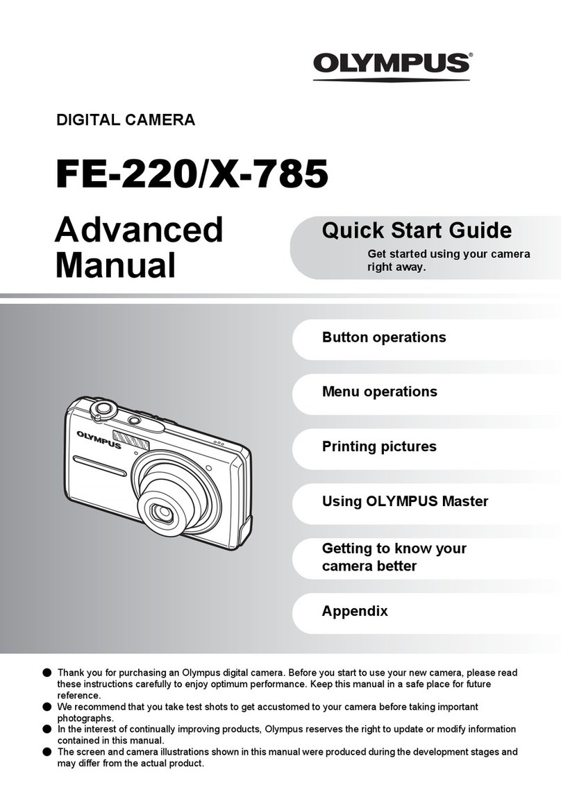 Olympus FE 220 - Digital Camera - Compact quick start guide