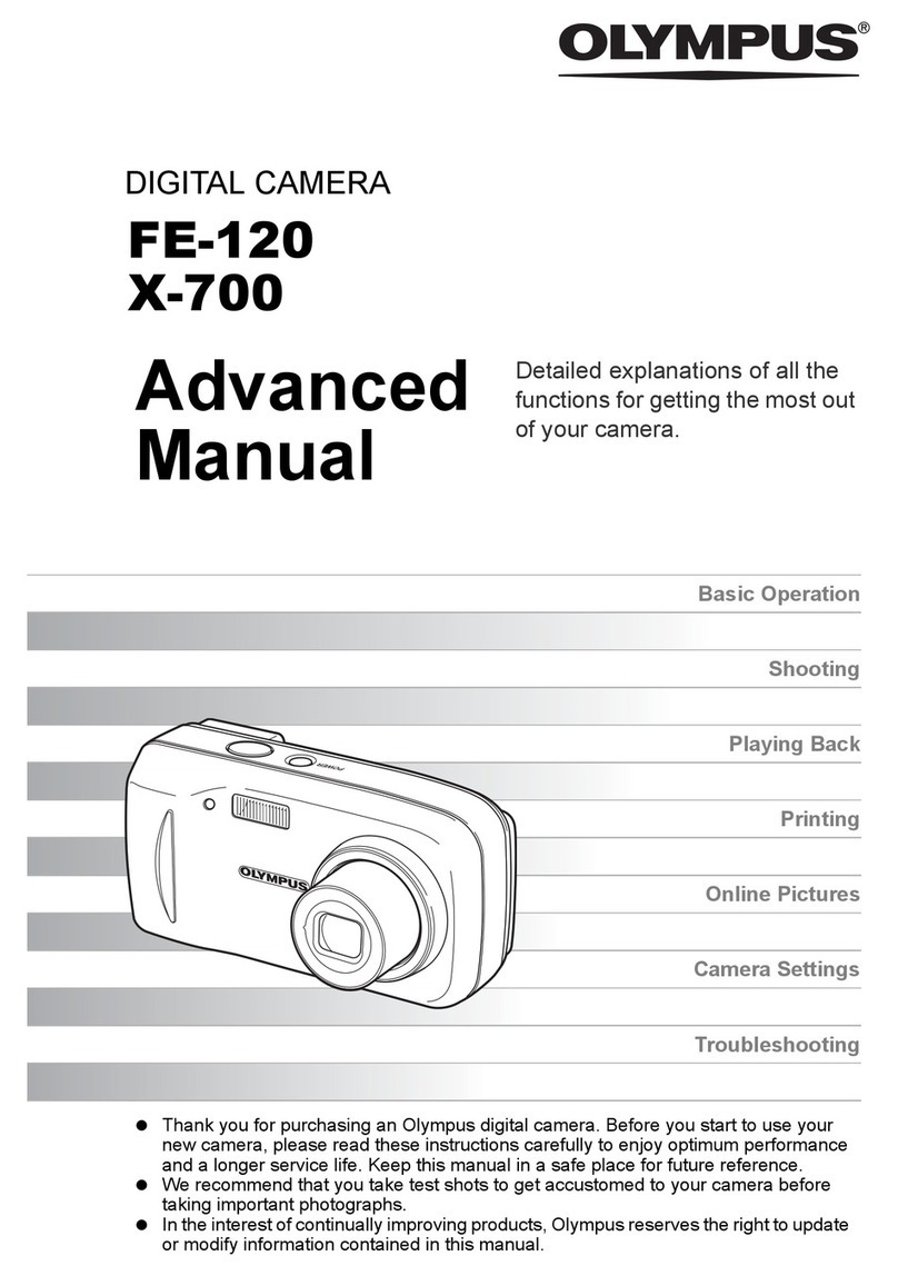 Olympus FE 120 - Digital Camera - 6.0 Megapixel Setup guide