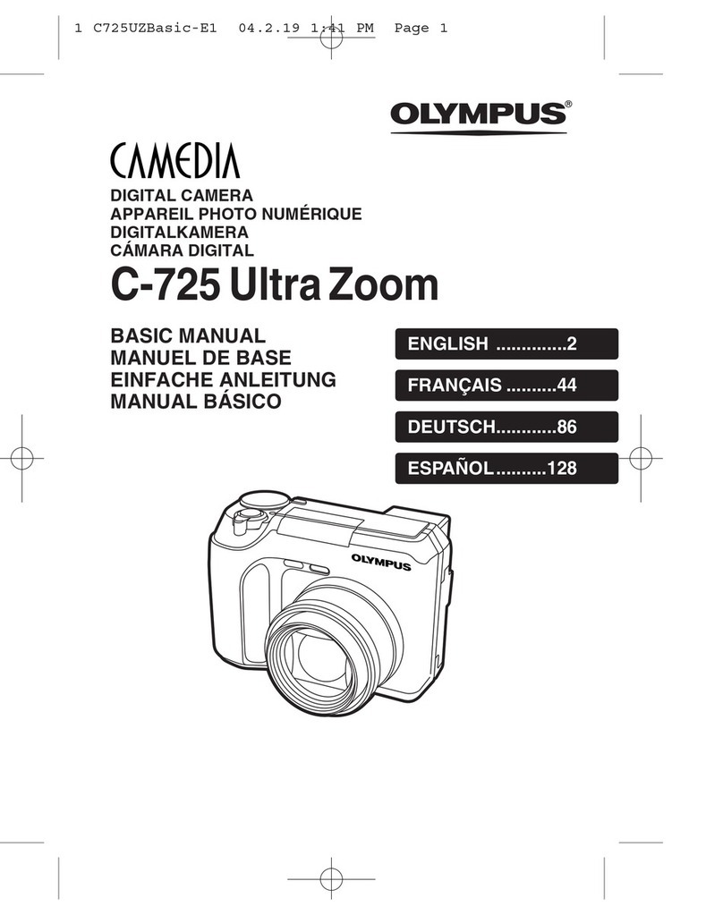 Olympus C 725 - CAMEDIA Ultra Zoom Digital Camera Installation guide