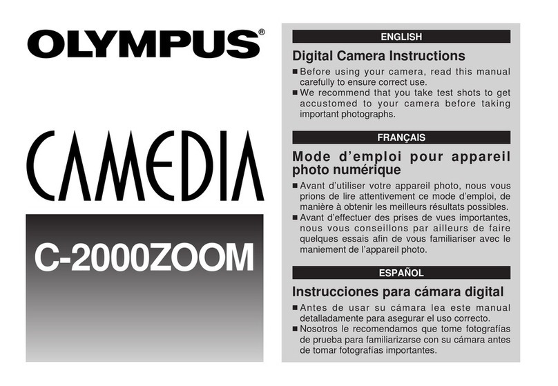 Olympus C-2000 - Zoom 2.1MP Digital Camera User manual