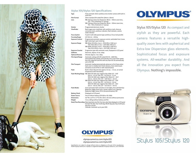 Olympus C-120 - CAMEDIA - Digital Camera Specifications