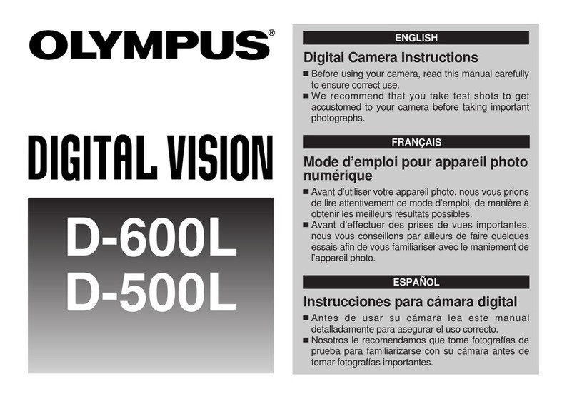 Olympus D-600L D-500L User manual Olympus D-600L D-500L User manual