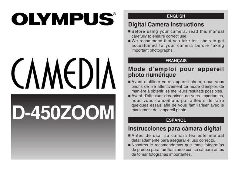 Olympus D-450 Zoom User manual