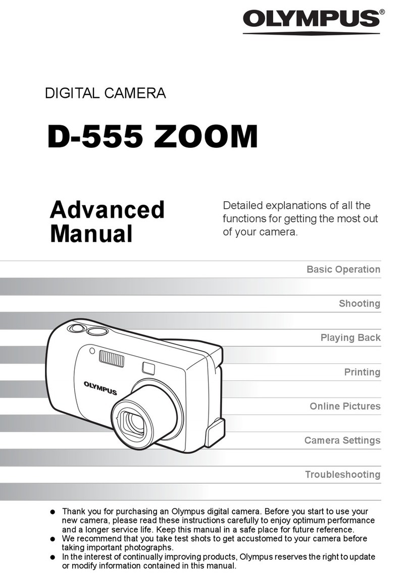 Olympus CAMEDIA D-555 Zoom Setup guide