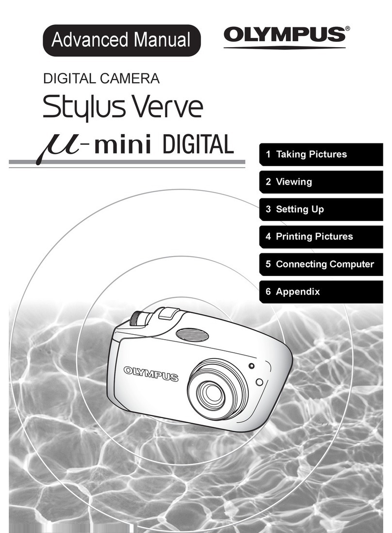 Olympus STYLUS VERVE S Setup guide