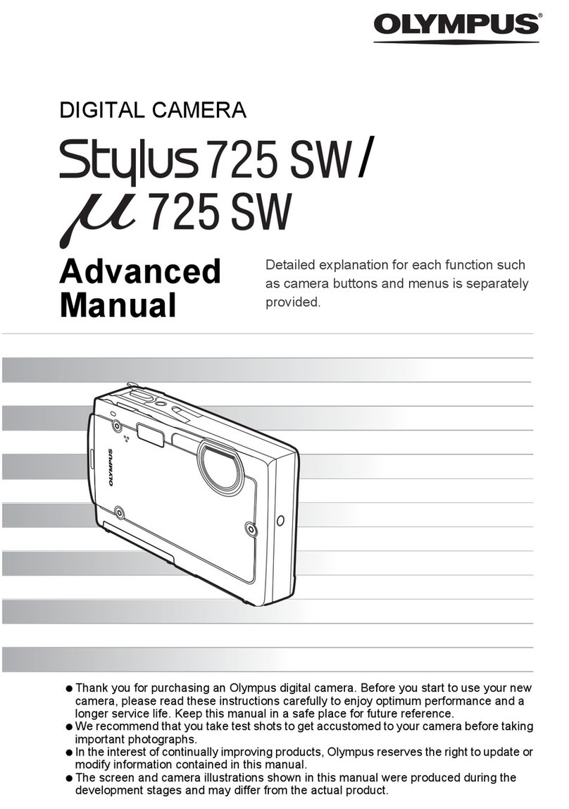 Olympus Stylus 725 SW Setup guide