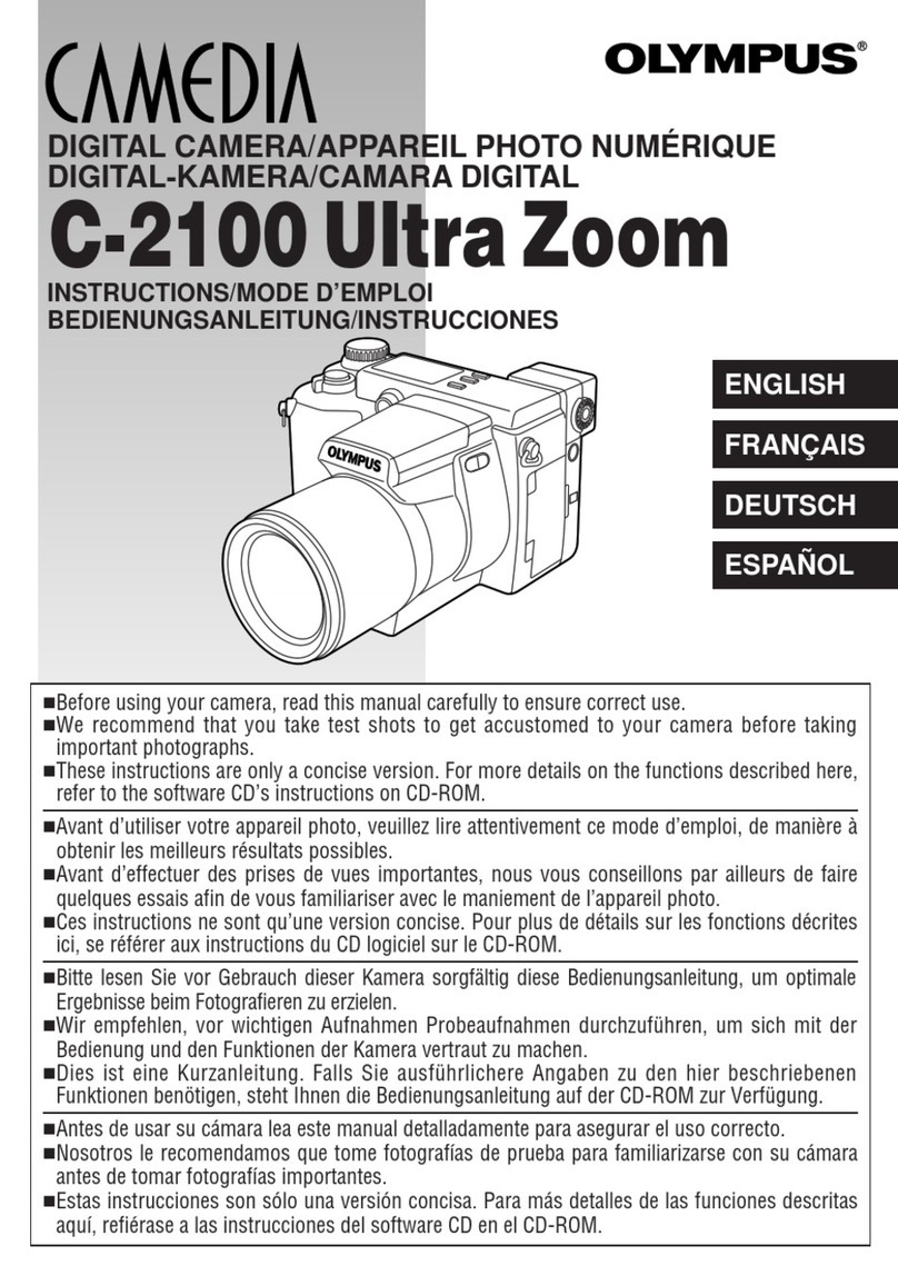 Olympus UltraZoom C-2100U User manual