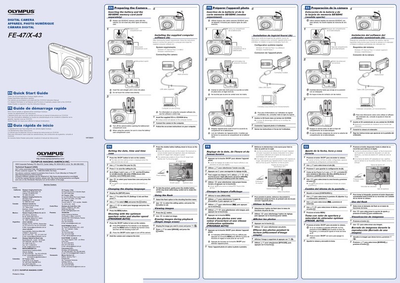 Olympus FE-47 User manual